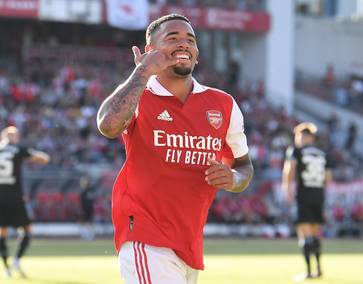 Gabriel Jesus makes debut for Arsenal